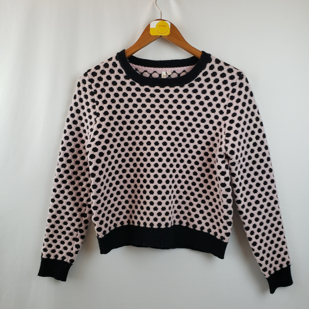 Migaino WOmens Pullover Polka Dot Sweater Size S
